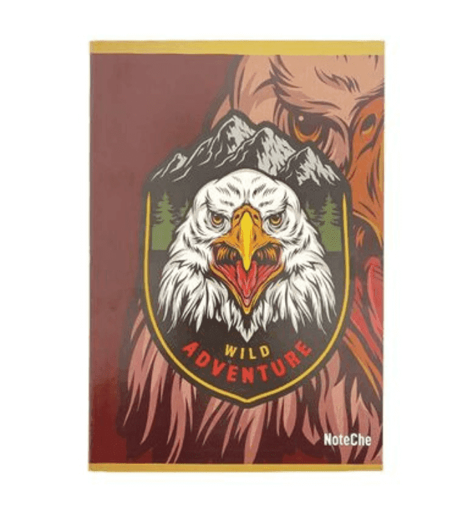 Lined school notebook - size 80 A4 sheets