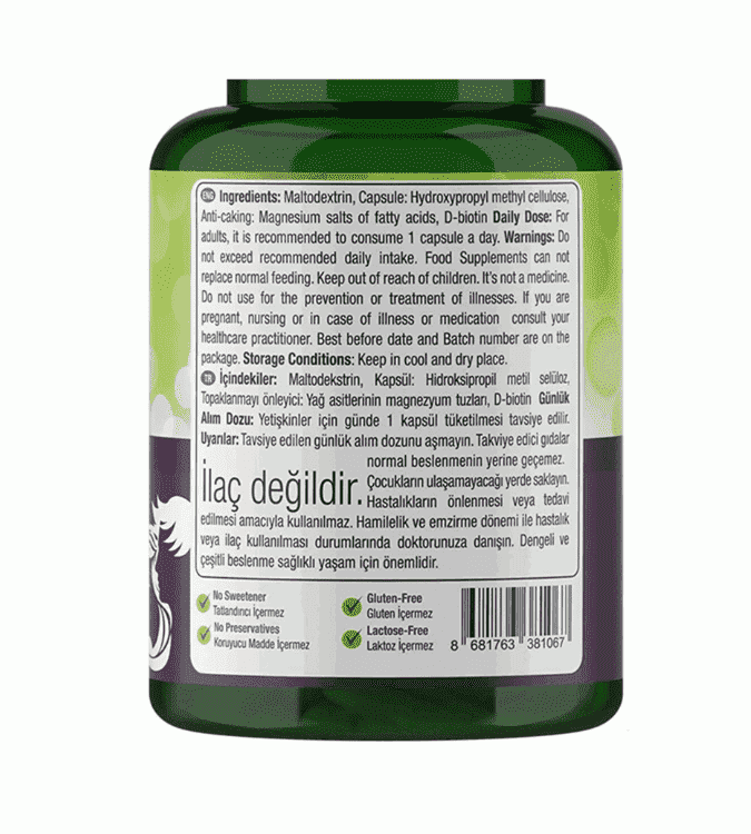 Nature's Supreme Biotin 5000 Mcg 60 tablets