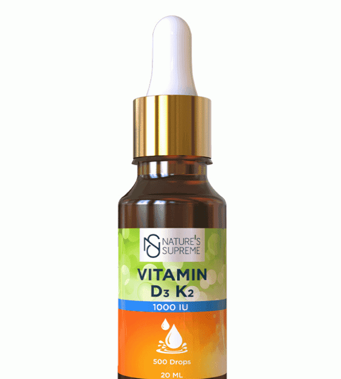 Nature's Supreme Drop 20ml Vitamin D3 + K2