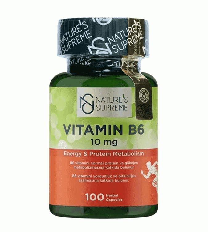 Nature's Supreme Vitamin B6 - 10 Mg - 100 tablets