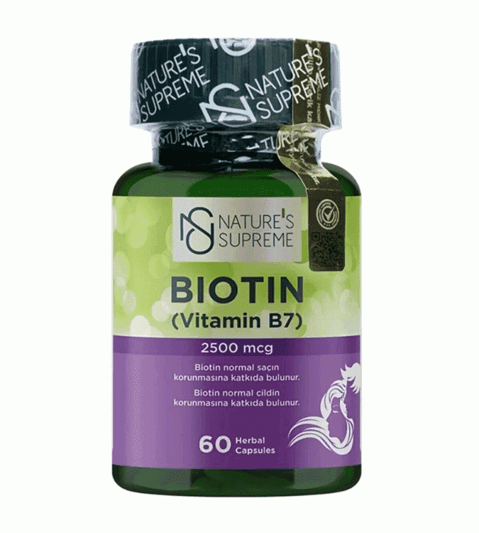 Nature's Supreme Biotin 2500 Mcg 60 tablets