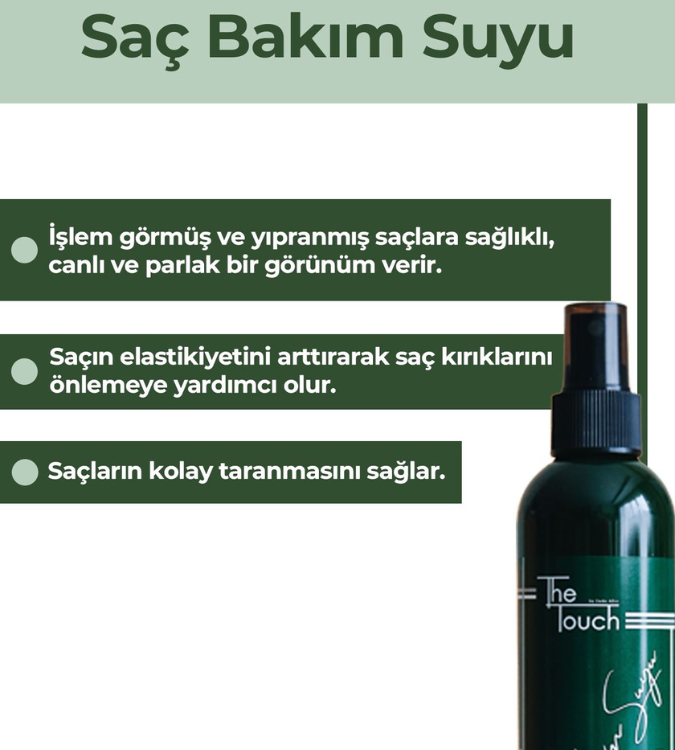 3-piece hair care set (shampoo + hair cream + hair care water)