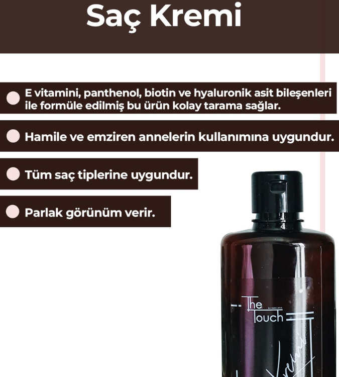 3-piece hair care set (shampoo + hair cream + hair care water)