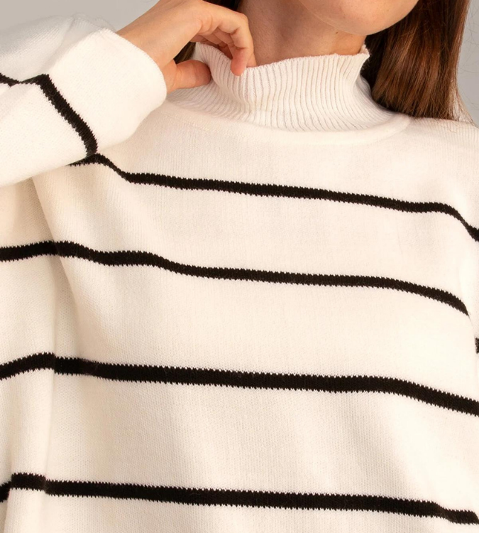 Women's Oversize Striped Sweater