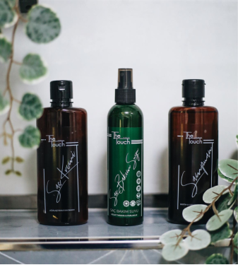 3-piece hair care set (shampoo + hair cream + hair care water)