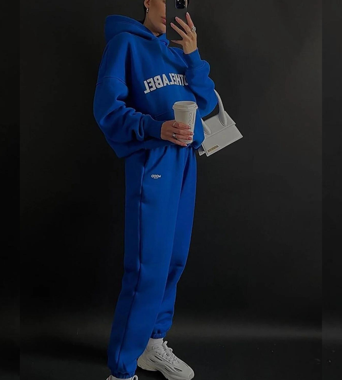 Women's winter oversize sports pajamas