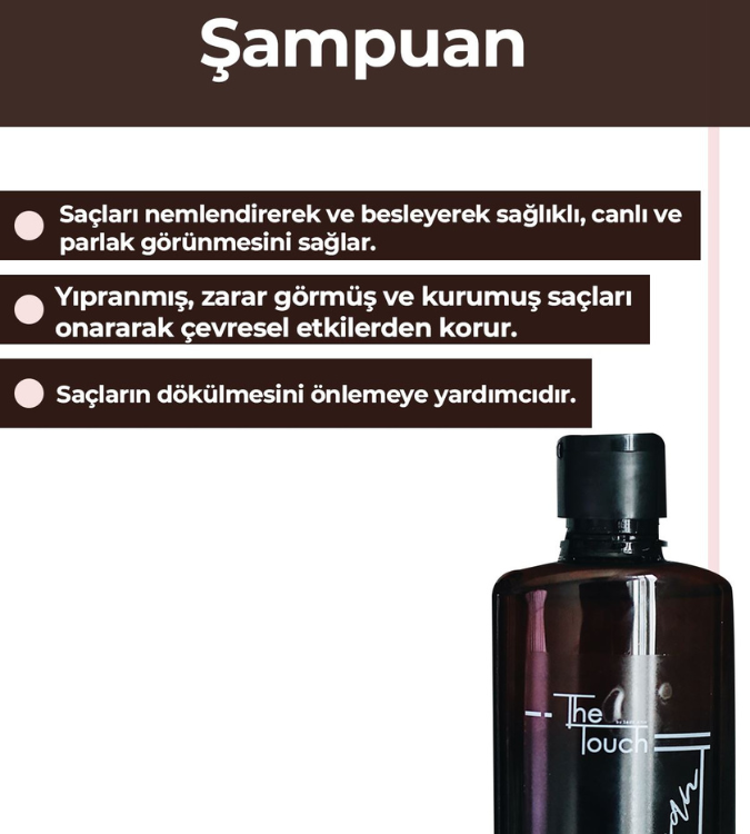 Hair Care Set - Keratin Shampoo + Hair Cream - The Touch