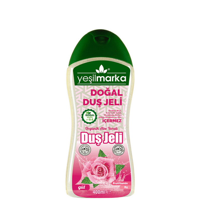Natural Shower Gel - Rose - YeşilMarka