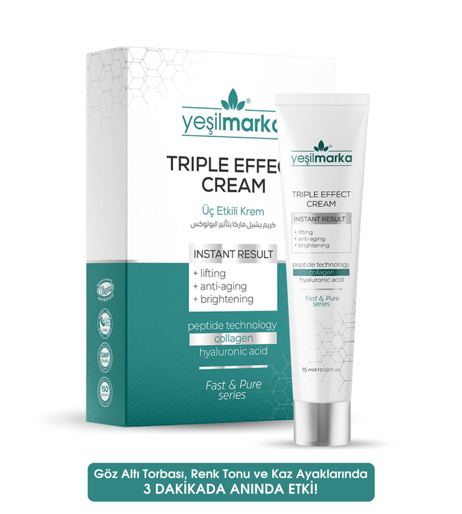 YeşilMarka triple effect cream (firming, anti-aging, brightening)_ 3 pieces