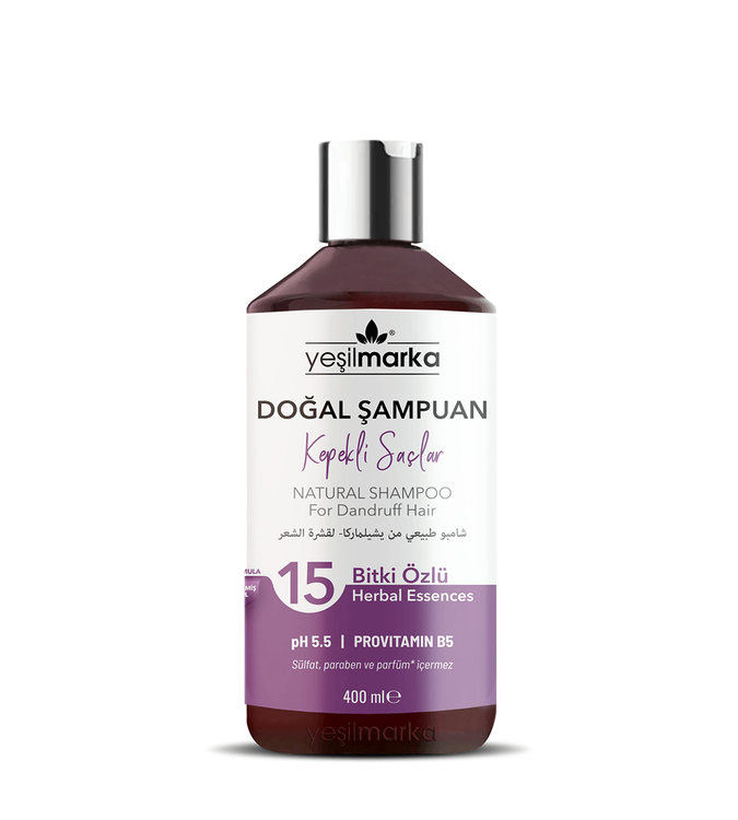 Natural anti-dandruff shampoo from YeşilMarka - 400ml