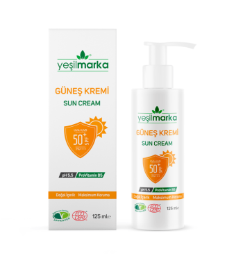 Sunscreen cream SPF 50 from YeşilMarka