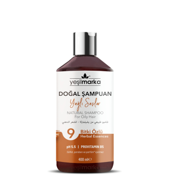 Oily hair shampoo from YeşilMarka - 400ml