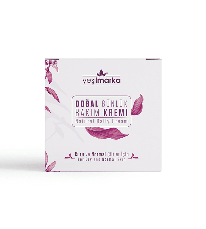 Natural daily care cream for normal to dry skin from YeşilMarka