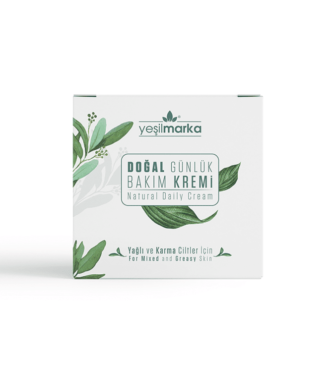 Natural daily care cream for mixed and oily skin from YeşilMarka