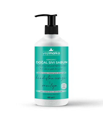 Natural liquid soap with coconut and vanilla from YeşilMarka - 400ml