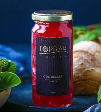 Natural Rose Jam 300 gr