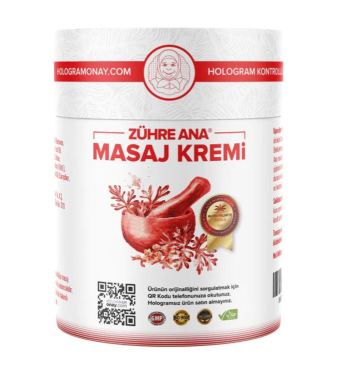 Massage cream 240 ml - Zuhre Ana