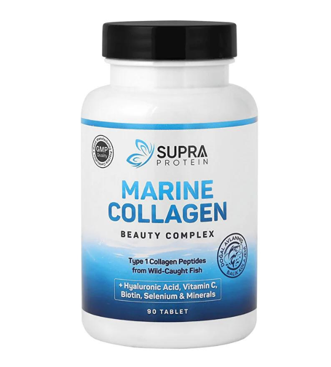 Marine Collagen Beauty Complex 90 Fish Collagen Tablets - Supra