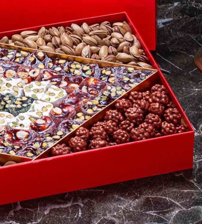 Premium Mixed Turkish Delight Dragee - 1.6 kg - by Hafez Mustafa