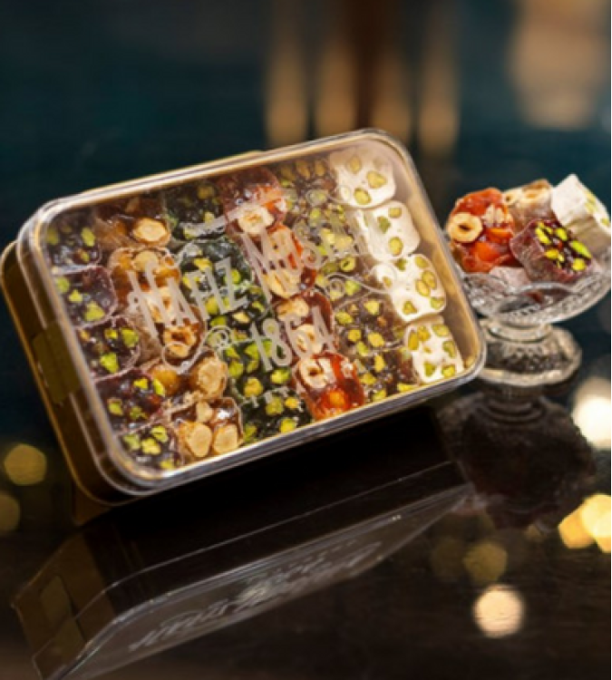 Mixed Turkish Delight - Crystal Box - by Hafiz Mustafa