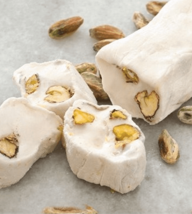 Milk Turkish Delight and Pistachio - 1kg - Hafiz Mustafa
