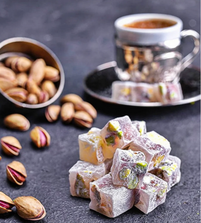 Double Roasted Turkish Delight - 1kg - by Hafiz Mustafa