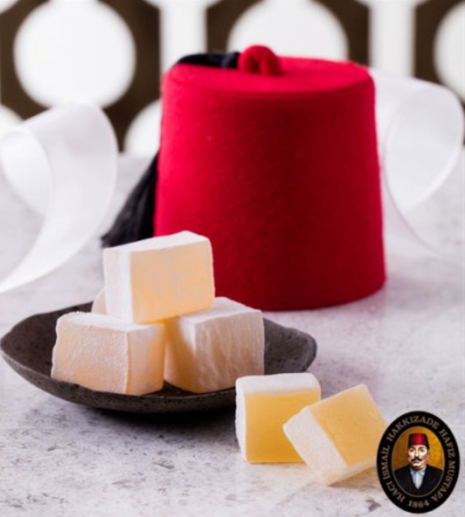 Turkish Delight with Cinnamon - 1 kg - by Hafiz Mustafa