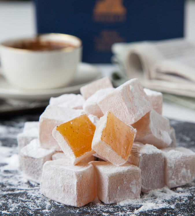 Turkish Delight with Cinnamon - 1 kg - by Hafiz Mustafa