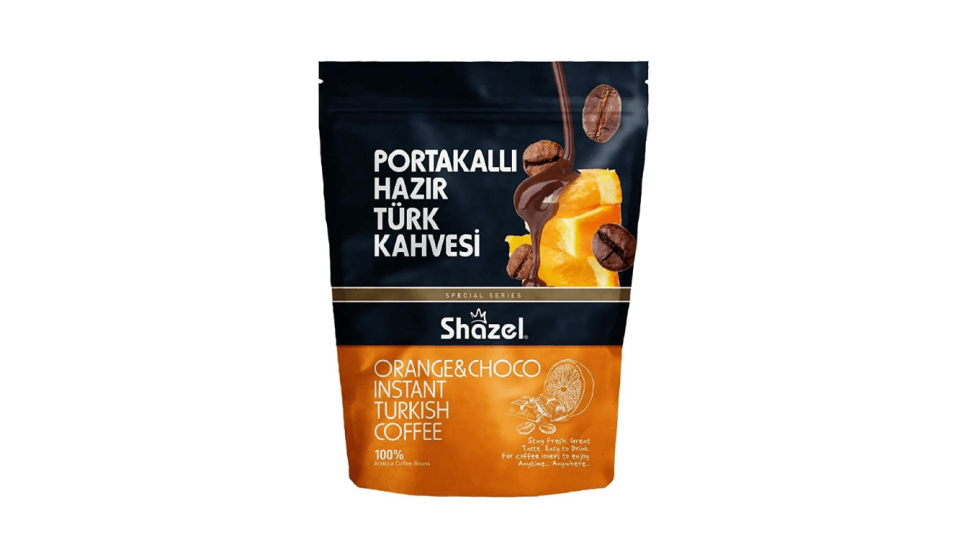 Orange Shazel Instant Turkish Coffee - 200 gr