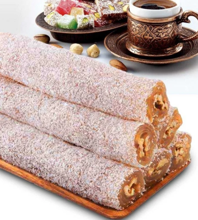 Turkish Delight Sausage with Walnut - 500 Gr