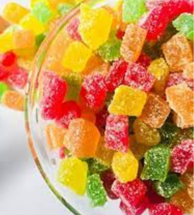 Mixed Fruit Flavored Soft Candy 500 gr
