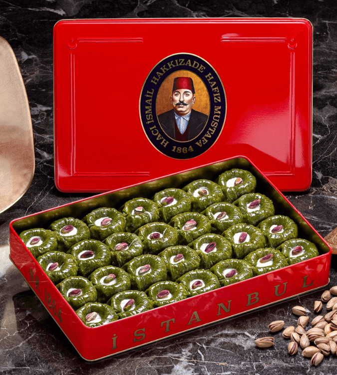 Sultan Baklava with Pistachio - L box 1.7kg - by Hafiz Mustafa