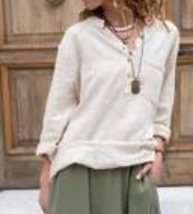 Women's linen blouse