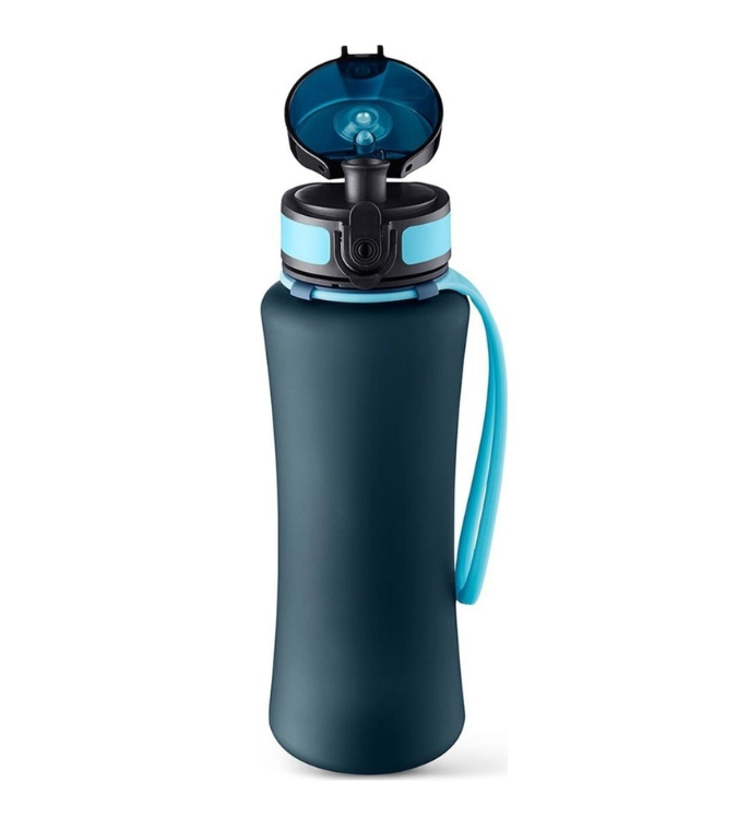 550ml dark blue water bottle