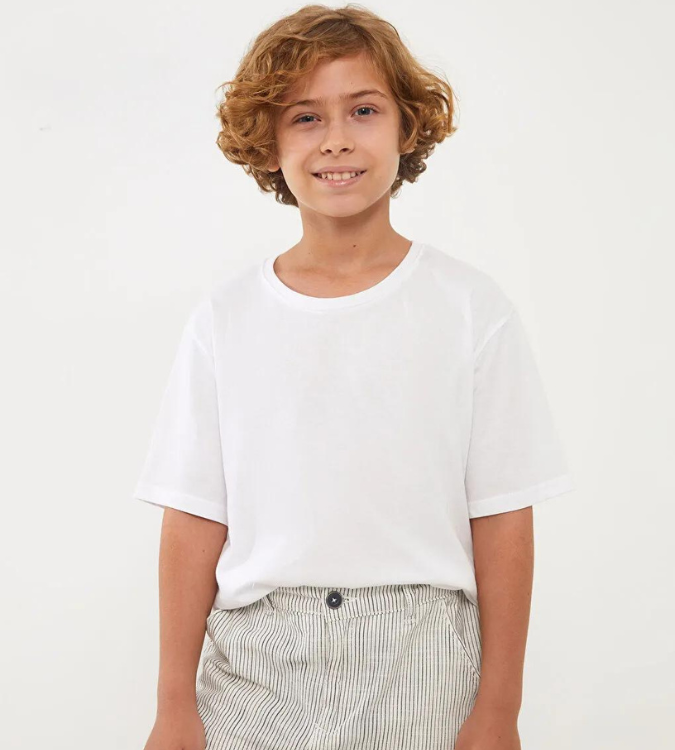 Lc Waikiki- T-Shirt - Round Neck and Short Sleeve