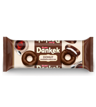 Chocolate donut with marshmallow 162 gr x 12 pieces