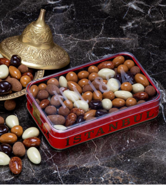 Mixed Dragees by Hafiz Mustafa Large Metal Box 300gr