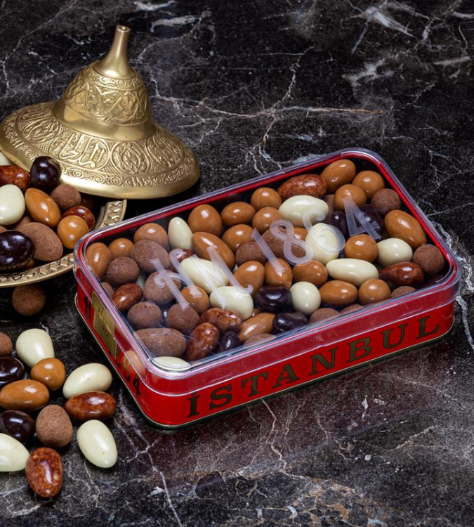 Mixed Dragees by Hafiz Mustafa Large Metal Box 300gr