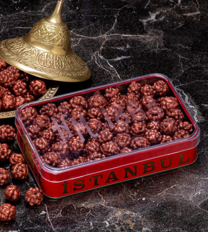 Milk Chocolate with Coffee Beans - by Hafiz Mustafa - 300gr Large Box