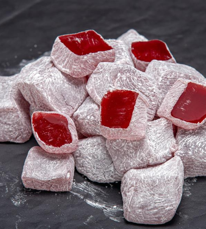 Pomegranate Turkish Delight - 1kg - Hafiz Mustafa