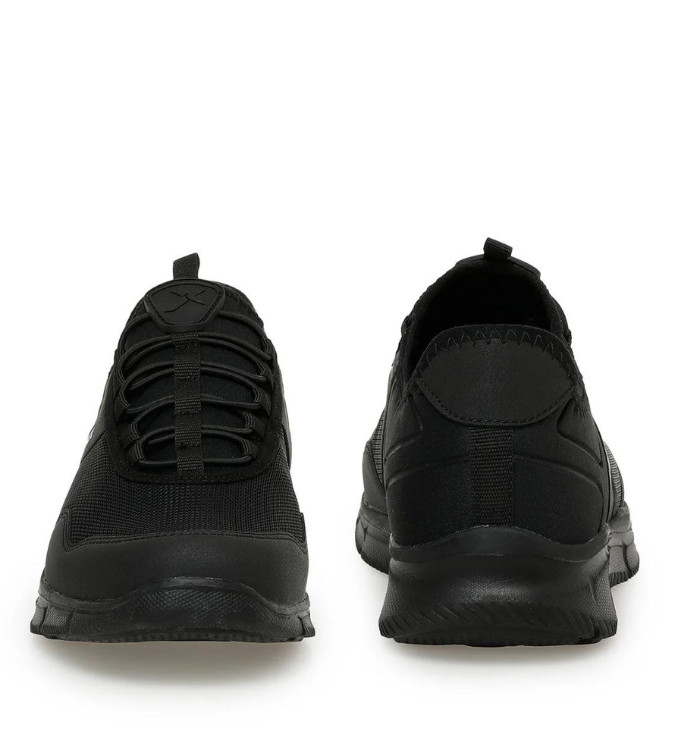 Black comfortable men's sports shoes - Kinetix